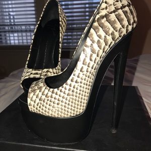 Fab Gusieppe Zanotti Python heels